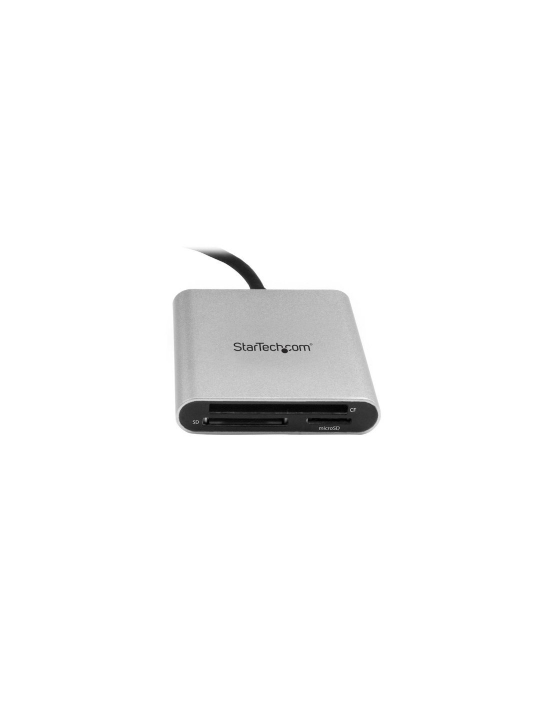StarTech.com Lector Grabador USB 3.0 de Tarjetas de Memoria SD, Micro SD, CompactFlash - Adaptador USB-C a Tarjetas Flash Negro 