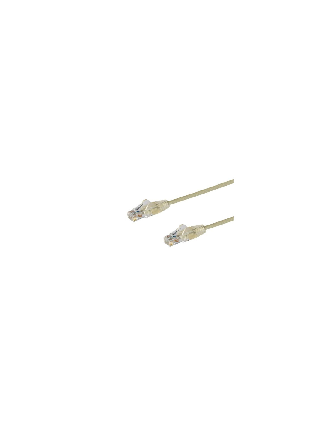 StarTech.com Cable de red CAT6 Delgado con Conectores RJ45 sin Enganches - 2M Gris