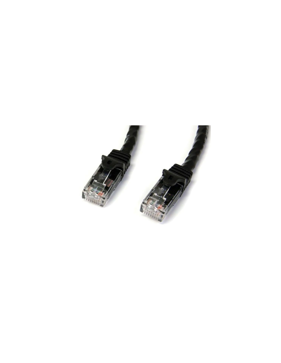 StarTech.com Cable de Red Ethernet Snagless Sin Enganches conectores RJ45 Cat6 UTP Gigabit - 10m Negro