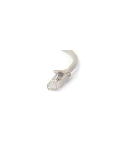StarTech.com Cable de Red Gigabit Ethernet RJ45 Snagless Sin Enganches Patch Cat6 UTP - 15m Gris
