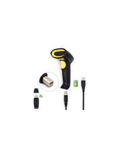 LECTOR CODIGO DE BARRAS EWENT WIRELESS USB NEGRO EW3430 2