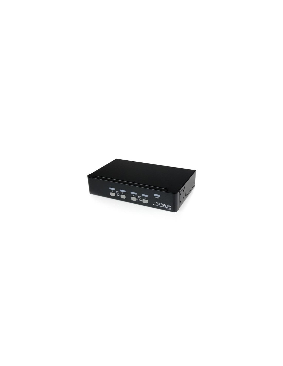StarTech.com Conmutador Switch Profesional KVM 4 Puertos VÍ­deo VGA - USB - Hasta 1920x1440 Negro
