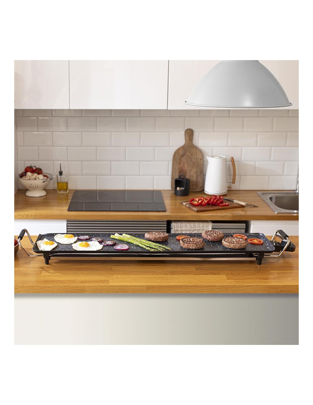 Plancha el?ctrica Tasty&Grill 3000 RockWater XXL