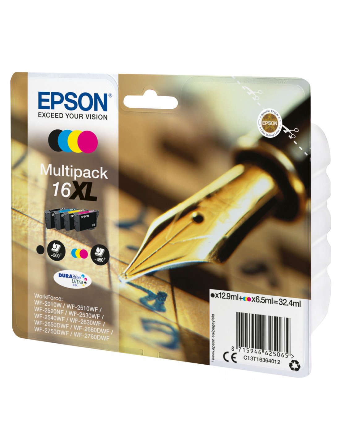 Cartucho Epson Pen and crossword 16XL Multipack C13T16364022