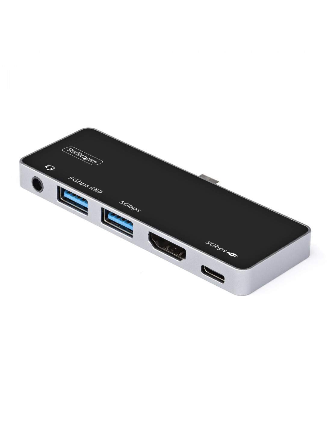 StarTech.com Adaptador Multipuertos USB C a HDMI 2.0 de 4K 60Hz - Entrega de Alimentación PD de 100W Pass Through - Hub USB 3.0