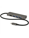 StarTech.com Hub usb 3.2 gen 1 tipo-c 4puertos negro gris
