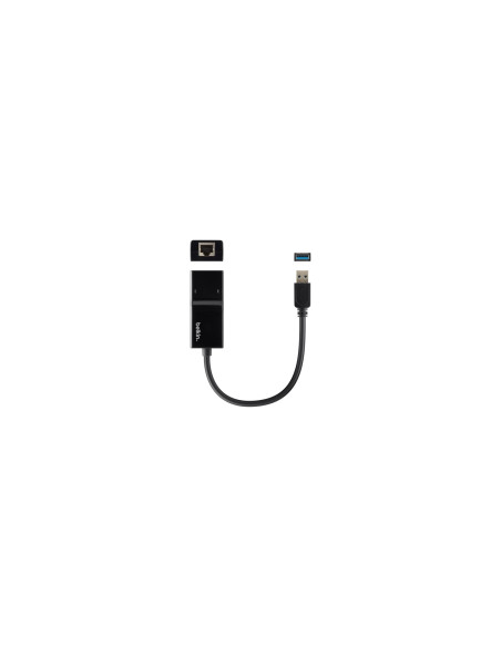 Belkin Adaptador Gigabit Ethernet USB 3.0 - Ethernet RJ-45 Negro