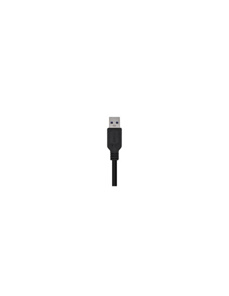 AISENS Cable USB 3.0, Tipo A/M-A/M, Negro, 1.0m