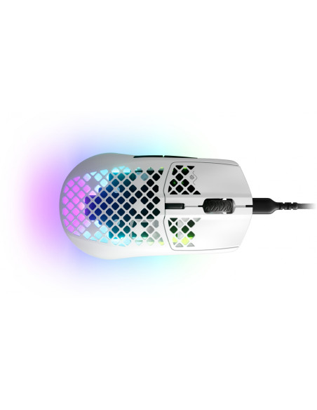 Steelseries Aerox 3 ratón mano derecha USB Tipo C Í???ptico 8500 DPI