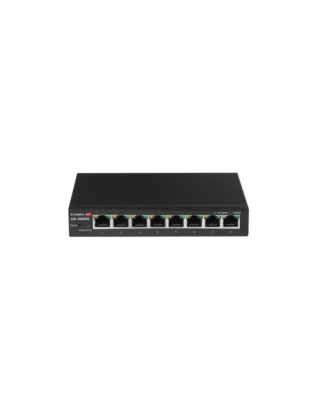 Edimax GS-5008E switch Gigabit Ethernet (10/100/1000) Negro