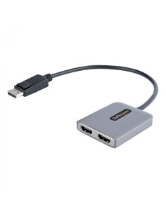 StarTech.com Hub Concentrador MST DisplayPort a 2 Puertos HDMI - HDMI Doble de 4K a 60Hz - Adaptador Multimonitor DisplayPort co