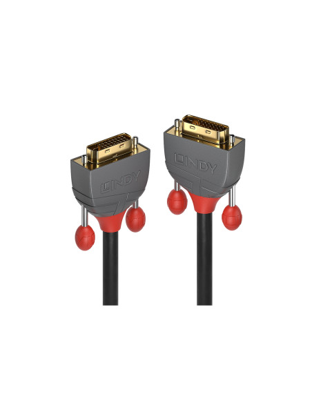 Lindy 36227 cable DVI 15 m DVI-D Negro