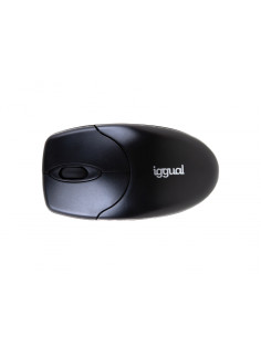 iggual Ratón inalámbrico WOM-BASIC2-1000DPI negro