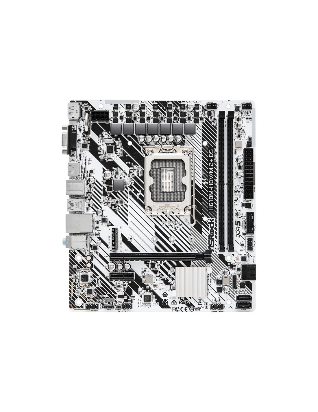 Asrock H610M-HDV/M.2+ D5 Intel H610 LGA 1700 micro ATX
