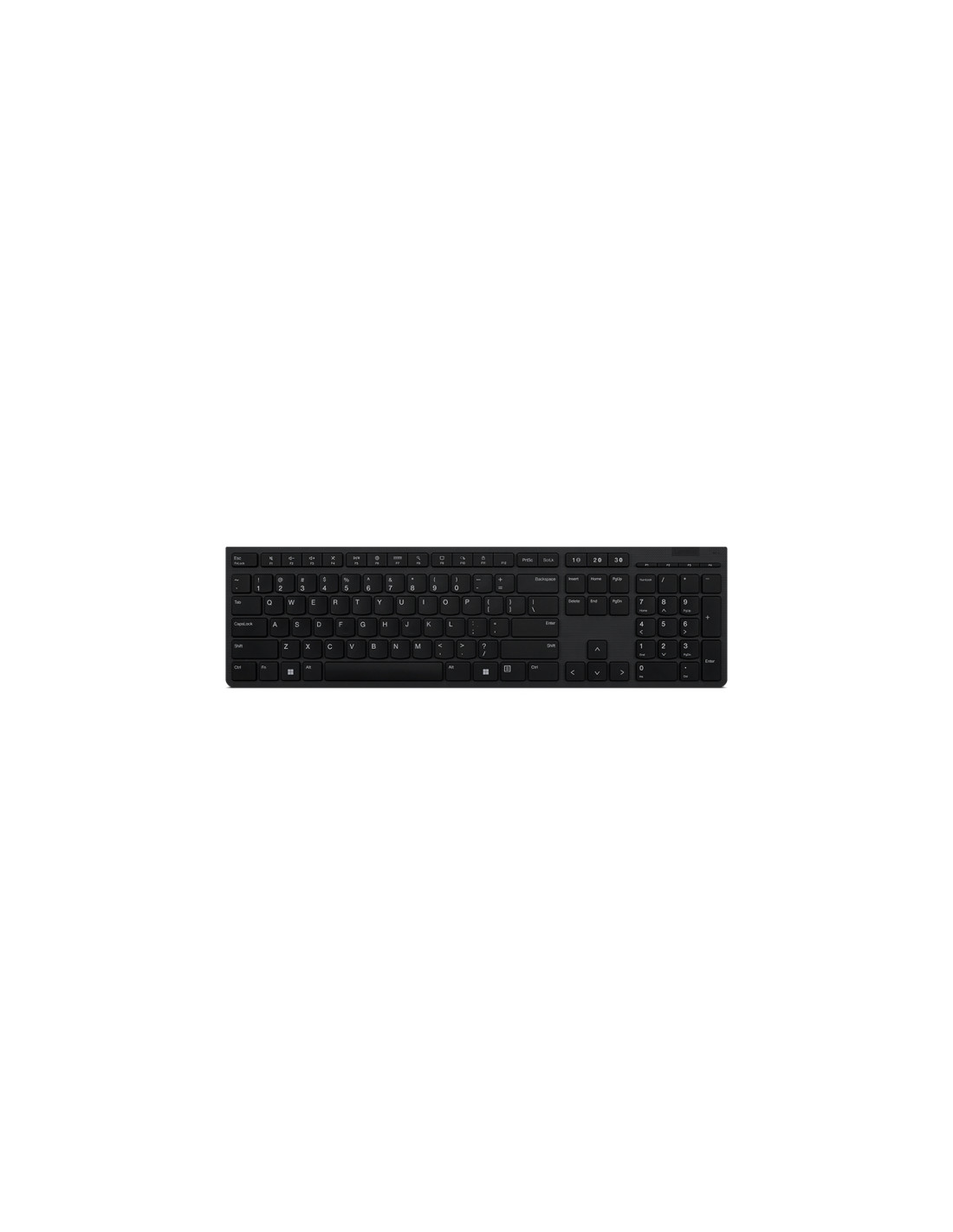 Lenovo 4Y41K04067 teclado RF Wireless + Bluetooth Español Gris