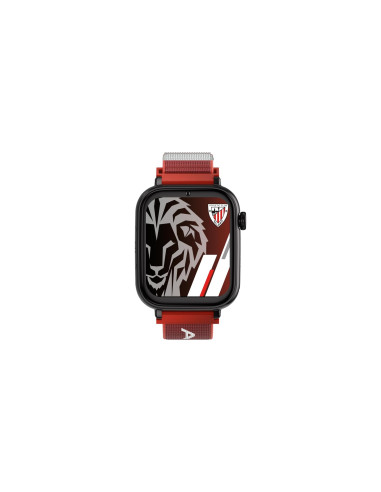 Save Family PLUS SmartWatch Ed. Athletic Club Bilbao con GPS y llamada Negro Correa Tela Roja NO INCLUYE SIM