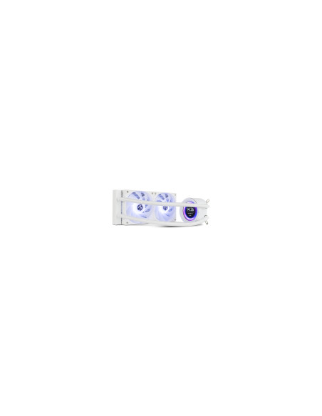 NOX X-240 LCD Procesador Refrigerador de aire 12 cm Blanco 1 pieza(s)