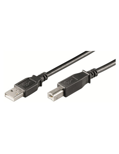 Ewent EC1005 cable USB USB 2.0 3 m USB A USB B 0,48 Gbit/s Negro