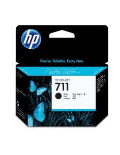 HP Cartucho de tina DesignJet 711 negro de 80 ml