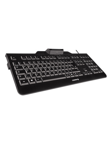CHERRY KC 1000 SC teclado Oficina USB QWERTY Español Negro