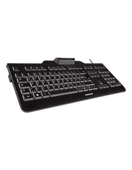 CHERRY KC 1000 SC teclado Oficina USB QWERTY Español Negro