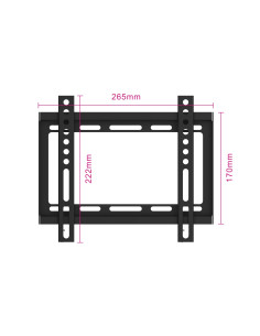 Ewent EW1501 soporte para TV 109,2 cm (43") Negro 2