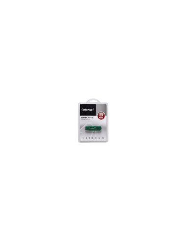 LAPIZ USB 8GB RAINBOW LINE INTENSO VERDE TRANSPARENTE 3502460