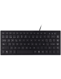 UNYKAch KB 302 Mini teclado Oficina USB QWERTY Negro