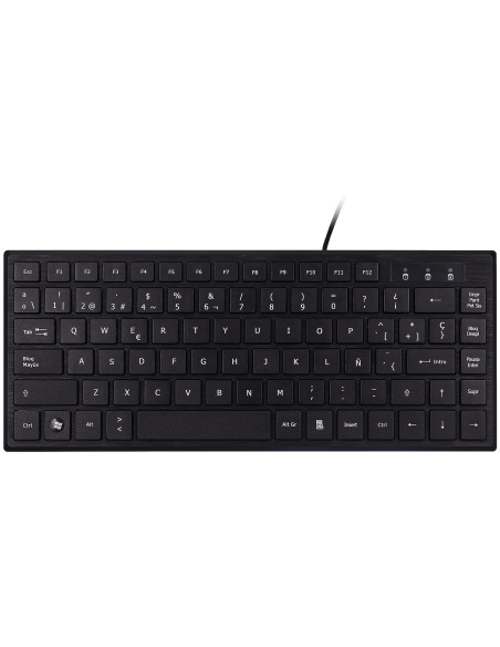 UNYKAch KB 302 Mini teclado Oficina USB QWERTY Negro