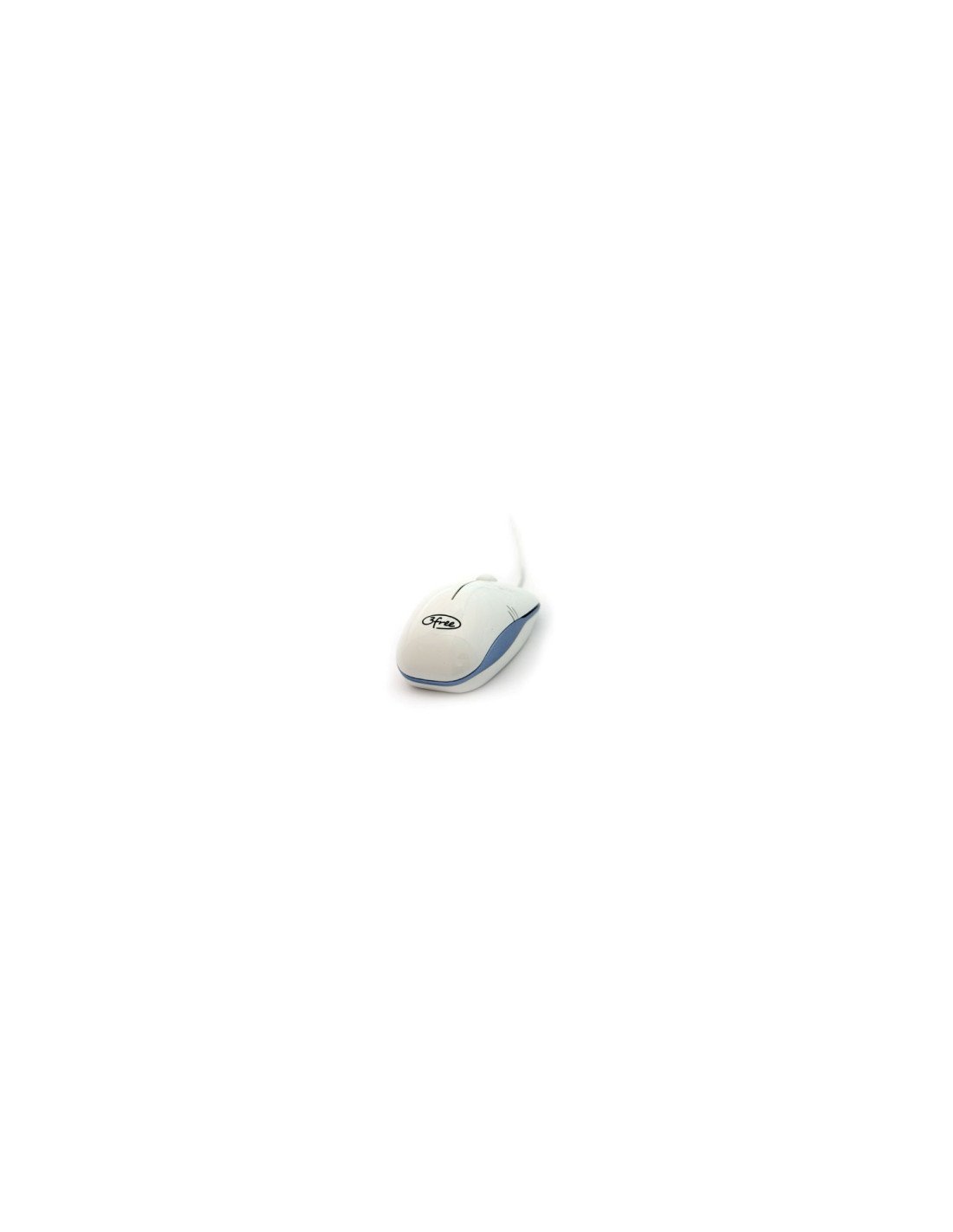 RATON 3FREE OPTICO USB BLANCO AZUL 3F-MCM101WB