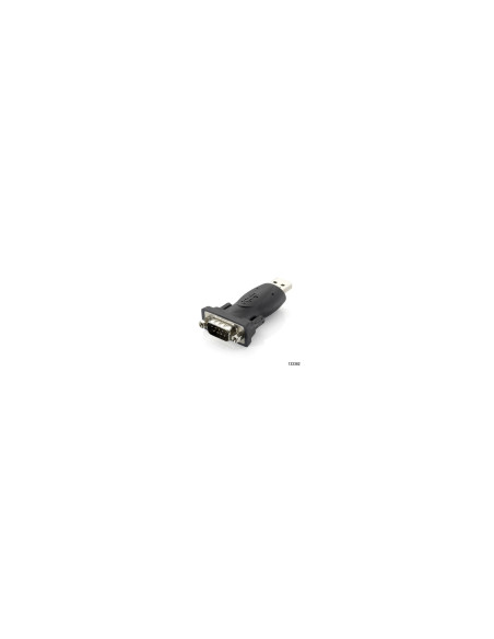 Equip 133382 cambiador de género para cable USB A RS-232 Negro