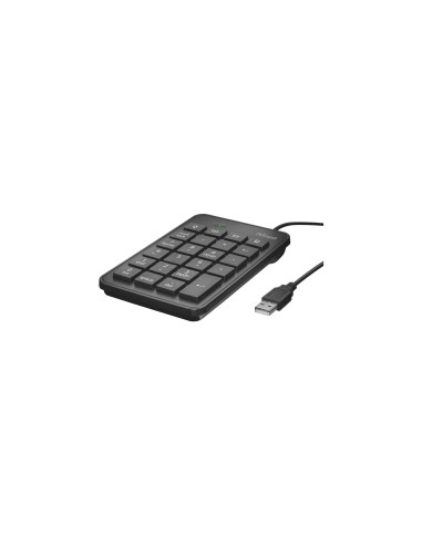 Trust 22221 teclado numérico Portátil/PC USB Negro