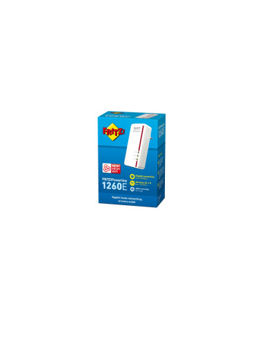 Powerline FRITZ! 1260 INT 1200 Mbit/s Ethernet Wifi Blanco 1 pieza(s)
