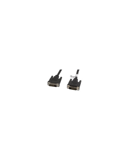 CABLE LANBERG DVI-D MACHO A DVI-D MACHO MAXIMA RESOLUCION 1440P SOPORTE 3D 3M NEGRO CA-DVID-10CC-0030-BK
