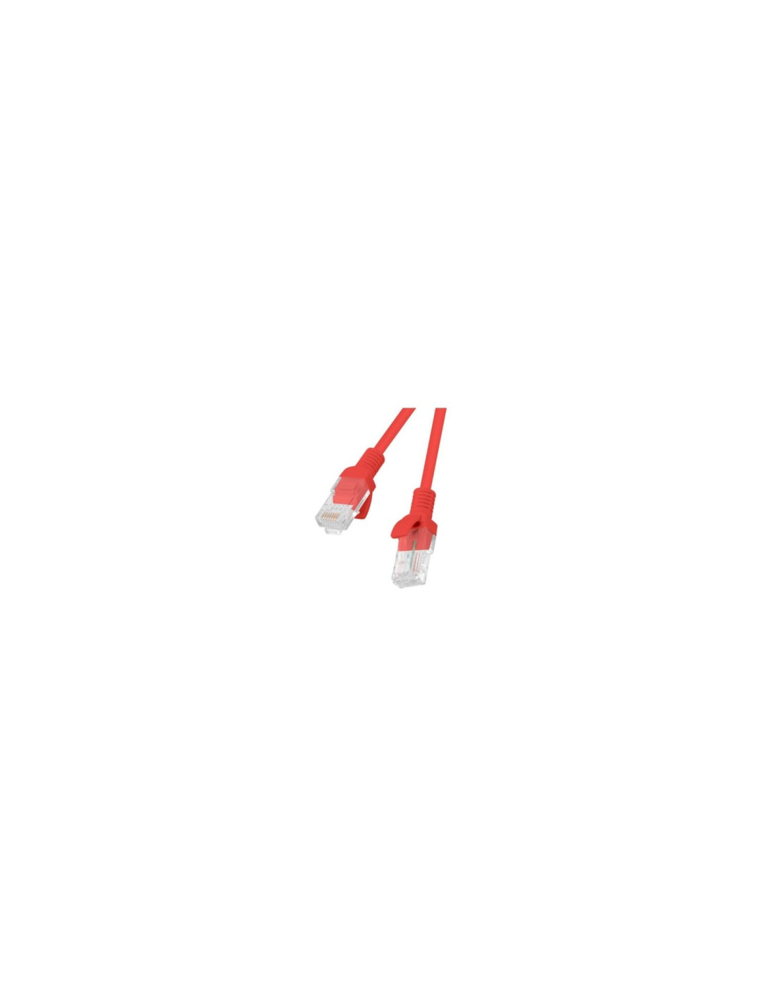 LATIGUILLO DE RED LANBERG RJ45 UTP CAT 6 1M ROJO PCU6-10CC-0100-R