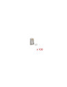 CONECTOR DE RED RJ45 LANBERG PARA CABLEADO FTP CAT6 BOLSA DE 100 UNIDADES PLS-6000