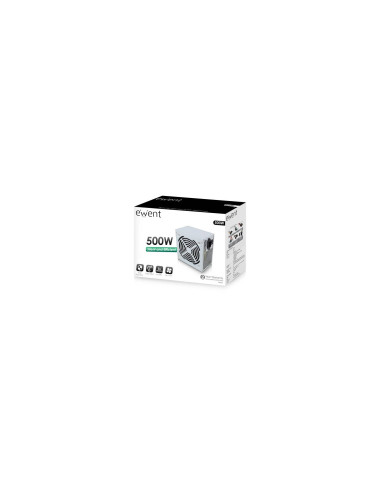 Ewent EW3909 unidad de fuente de alimentación 500 W 20+4 pin ATX ATX