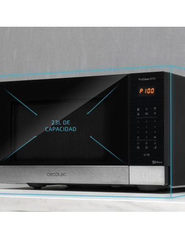 Microondas 23L Con Grill Proclean 6110
