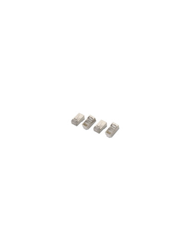AISENS A139-0298 conector RJ-45 Acero inoxidable, Transparente
