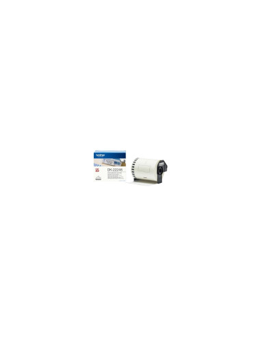 Brother DK-22246 cinta para impresora de etiquetas Negro sobre blanco