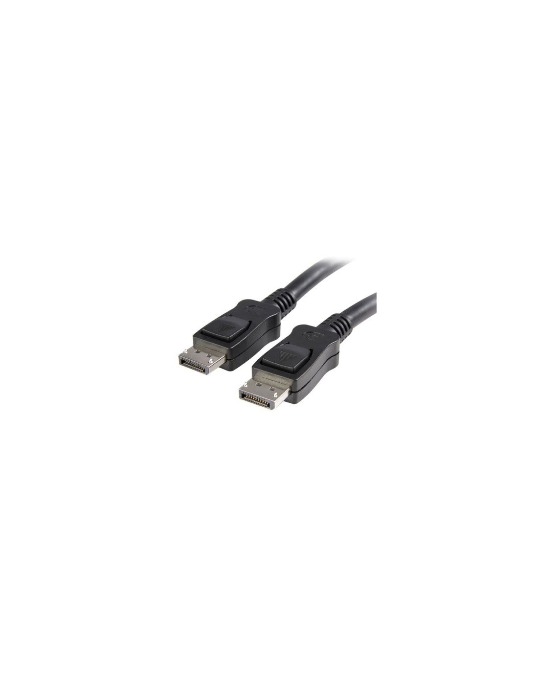 StarTech.com Cable de 2m Certificado DisplayPort 1.2 4k con Cierre de Seguridad - 2x Macho DP negro