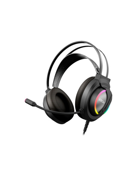 AURICULARES GAMING KROM MICROFONO KAPPA NEGRO NXKROMKAPPA