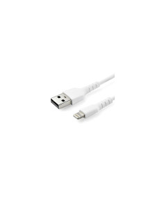 StarTech.com Cable Resistente USB-A a Lightning de 1 m Blanco - Cable