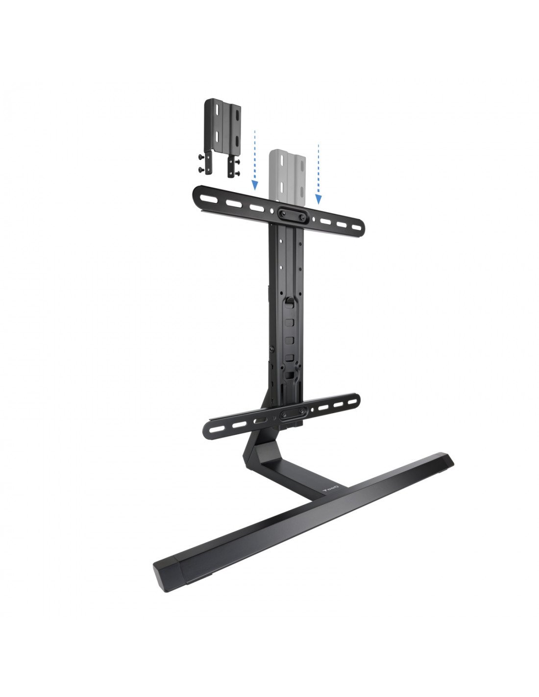 soporte de mesa tooq para pantallas de 32P - 65P altura graduable Negro