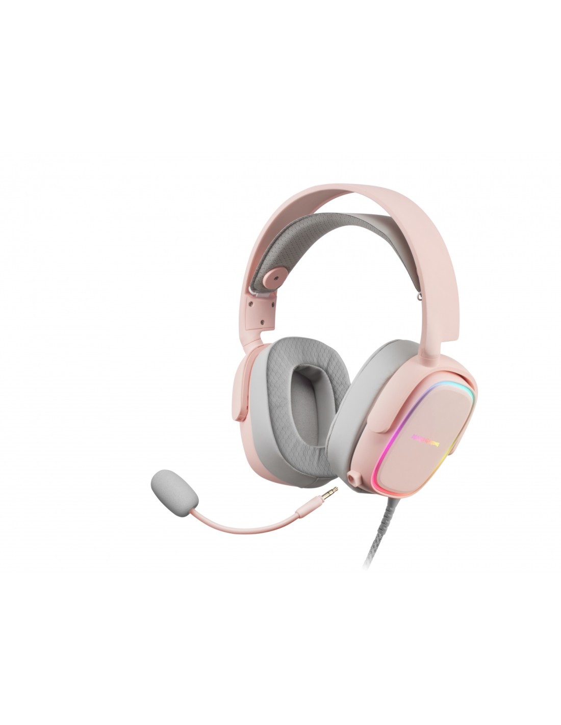Auriculares mars gaming jack 3.5mm usb 2m rosa MHAXP