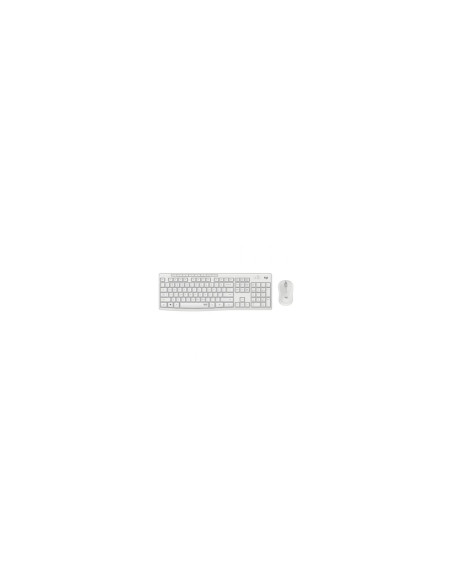 Logitech silent touch teclado y raton inalambrico 2.4ghz nano receptor USB alcance 10m blanco 920-009822
