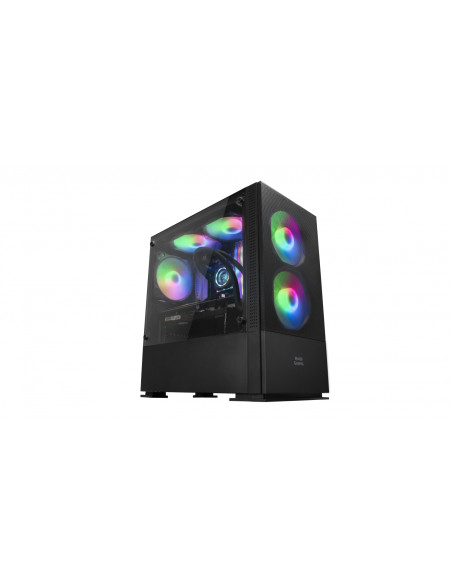 Mars Gaming MCZ, Caja PC Compacta Premium, MicroATX, Panel + Frontal