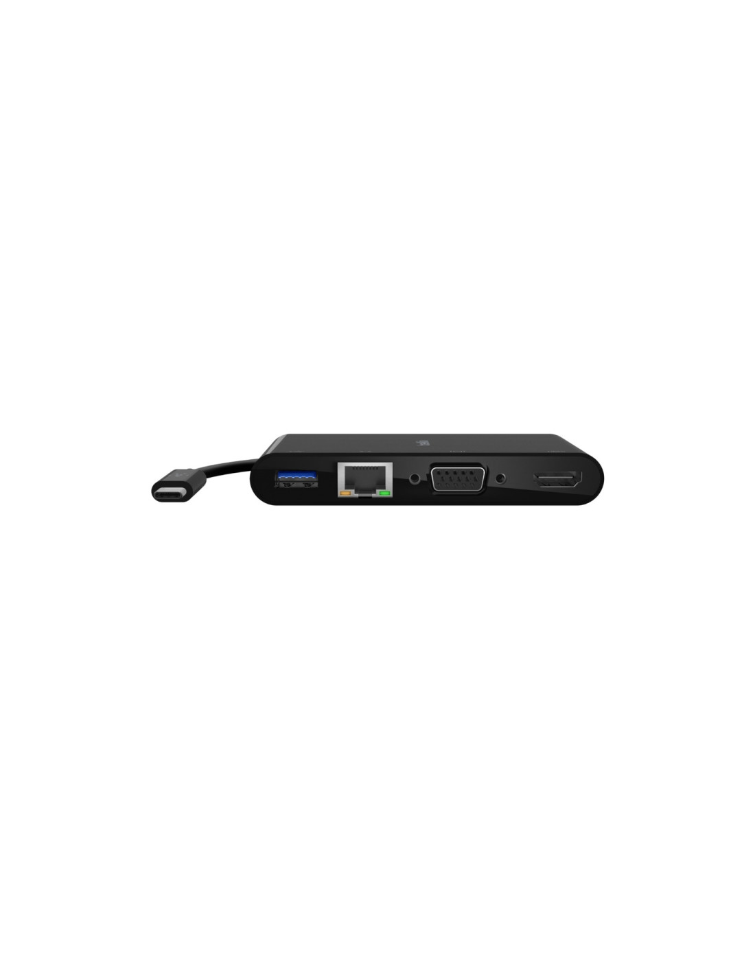 Hub Belkin Interfaz usb 3.2 gen 1 tipo-c 4 puertos hdmi vga rj45 negro AVC005BTBK