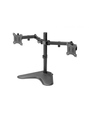 Equip Soporte de sobremesa económico para dos monitores de 17"-32