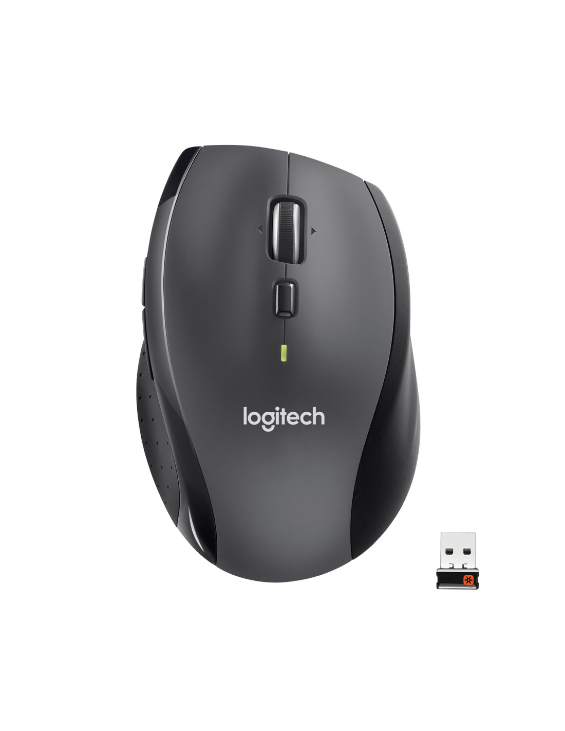 Logitech marathon M705 raton rf inalambrico optico 1000dpi negro carbon vegetal